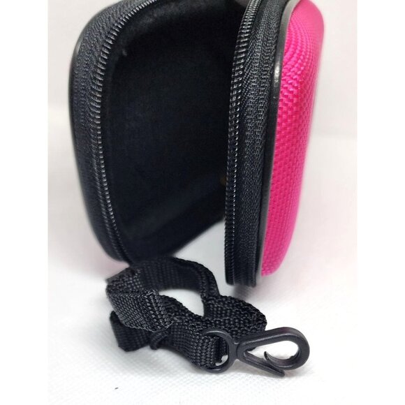 Durable Pink Camera Bag/Wallet with Belt Clip and Hand Bracelet - Hard Shell - Picture 5 of 16